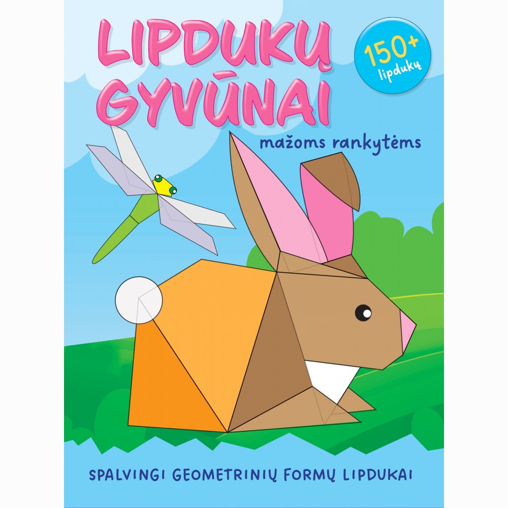Lipdukų knygelė Lipdukų gyvūnai