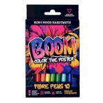 Flomasteriai Koh-I-Noor BOOM 1022 10 spalvų