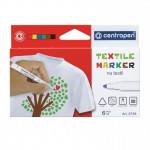Žymeklių rinkinys tekstilei Centropen Textile 2739 1,8 mm 6 spalvų