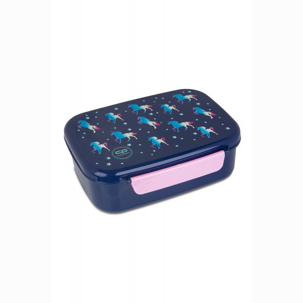 Pietų dėžutė FOODYX su skirtuku 765ML Blue unicorn