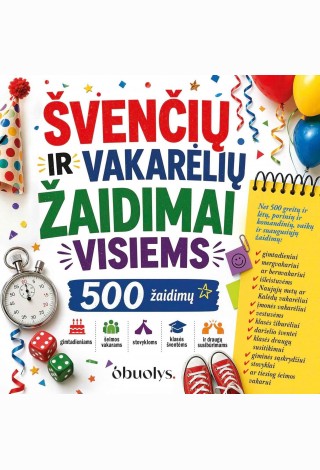 Švenčių ir vakarėlių žaidimai visiems