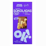 Pieninis šokoladas su sūria karamele ORIJAUS KELIONĖS®, 70 g
