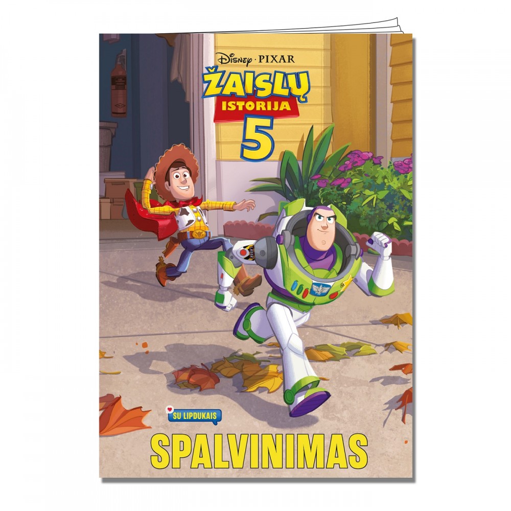 Žaislų istorija 5. Spalvinimas su lipdukais