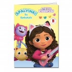 Gabbys Dollhouse. Spalvink. Su lipdukais