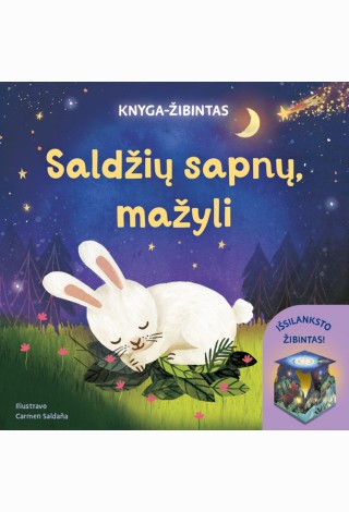 Saldžių sapnų, mažyli. Knyga-žibintas