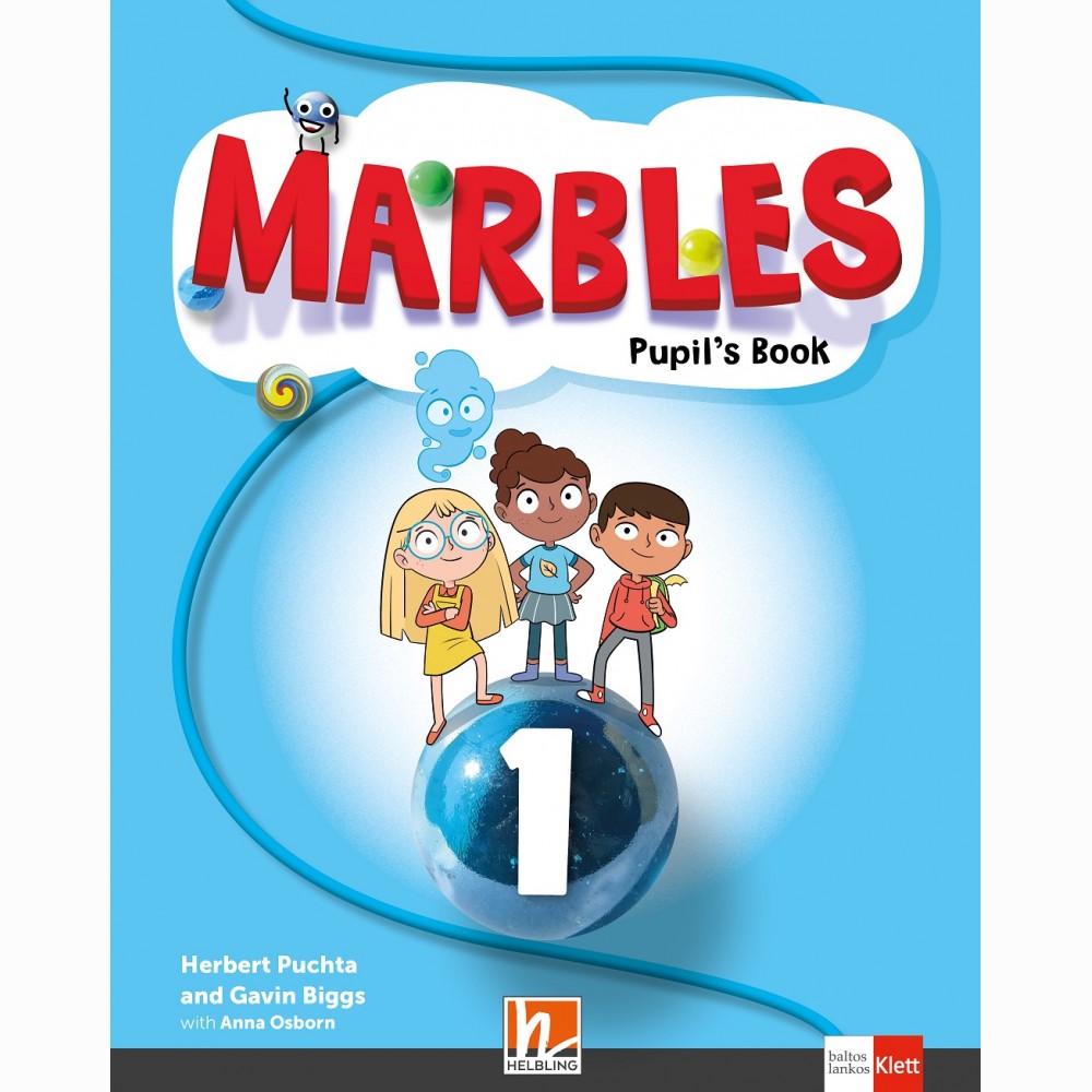 Anglų kalba. Vadovėlis  "Marbles 1" 2 klasei