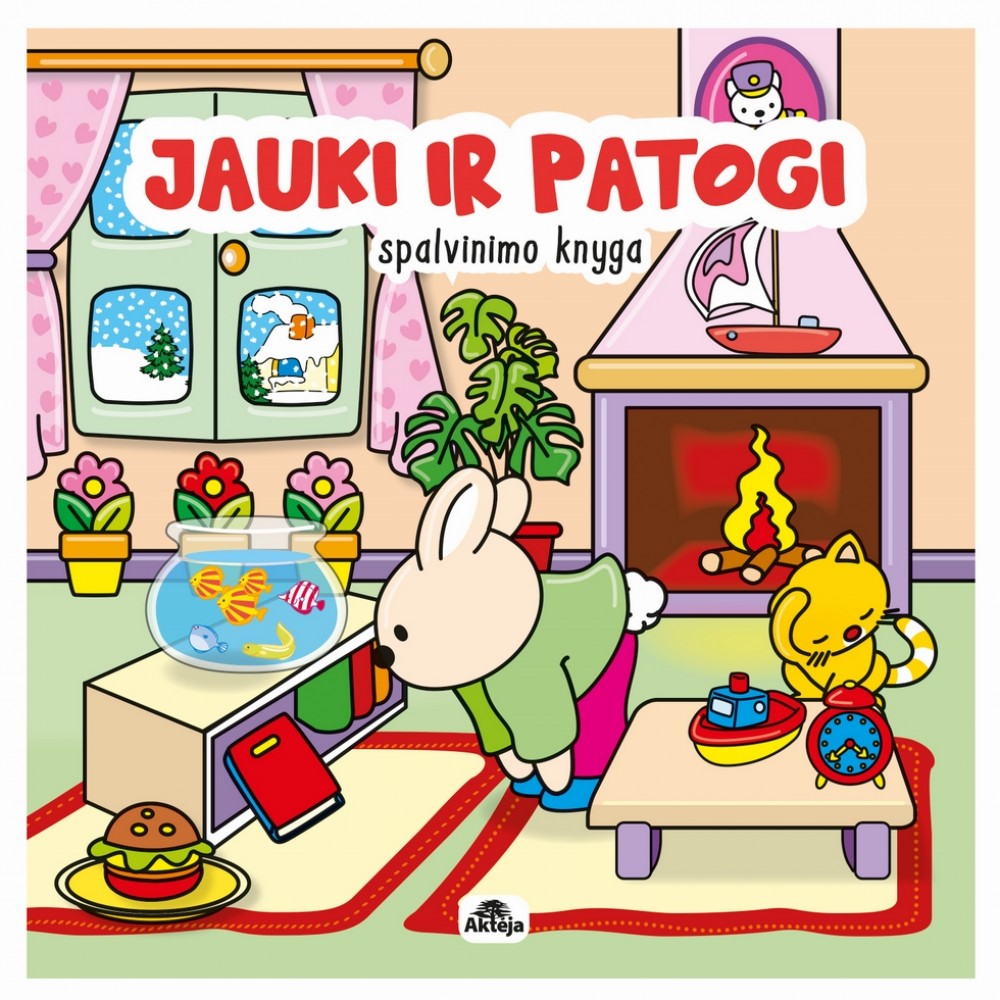 JAUKI IR PATOGI. Spalv. knyga