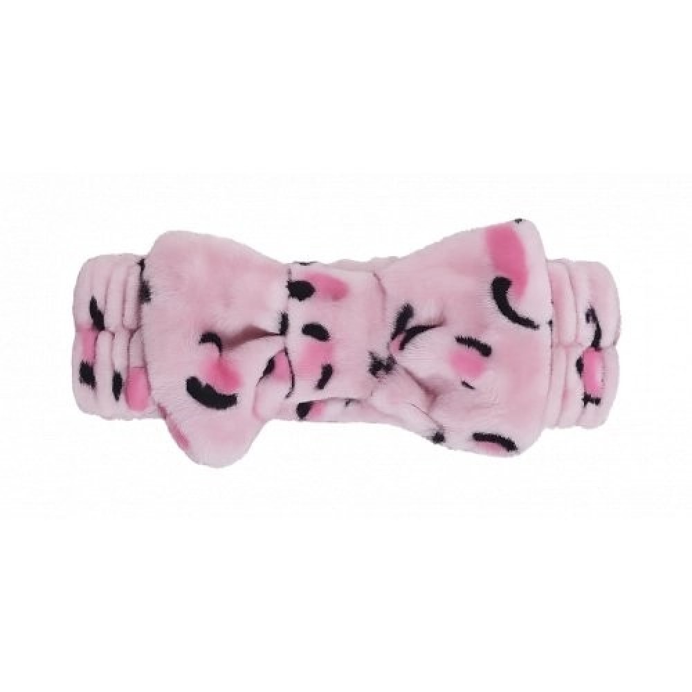 Vaikiška galvos juosta su kaspinu Pink