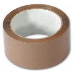 Lipni pakavimo juosta 48mmx54m, rudos spalvos, padengta eco-solvent klijais