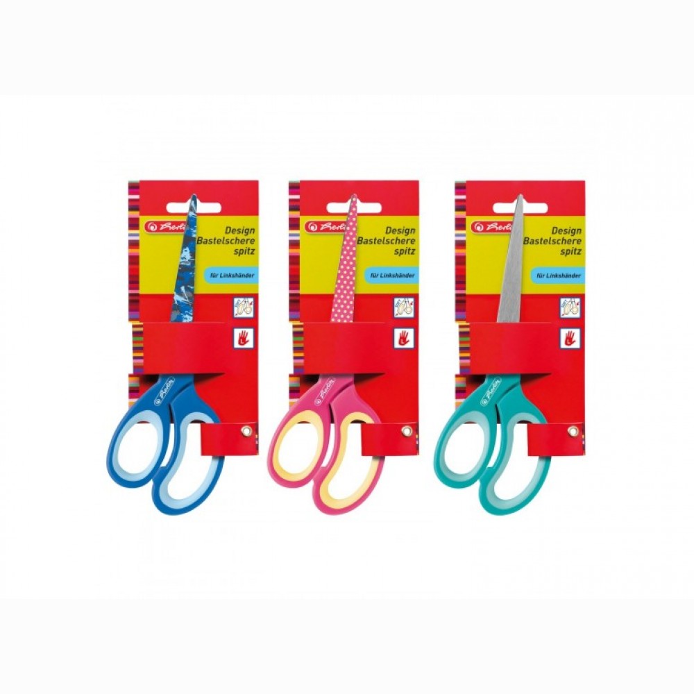 Žirklės dekoruotos kairiarankiams 10897171 HERLITZ/5