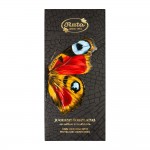 Juodasis šokoladas (55 %) su vafliais ir braškėmis „Drugeliai“, 70 g