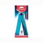 Liniuotė Maped 15/30cm Nightfall Open Up blister.