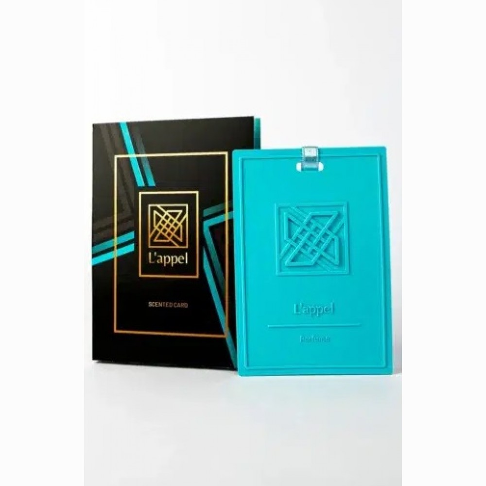 Kvepianti silikoninė kortelė LAPPEL, DIAMONDS FOREVER, 1 vnt (atverčiamas),žydra