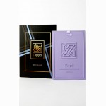 Kvepianti silikoninė kortelė  LAPPEL,SET ME FREE, 1 vnt (atverčiamas), violet.