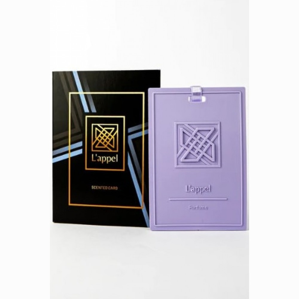 Kvepianti silikoninė kortelė  LAPPEL,SET ME FREE, 1 vnt (dėžutėje), violet.