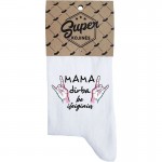 Moteriškos kojinės Mama dirba be išeiginių