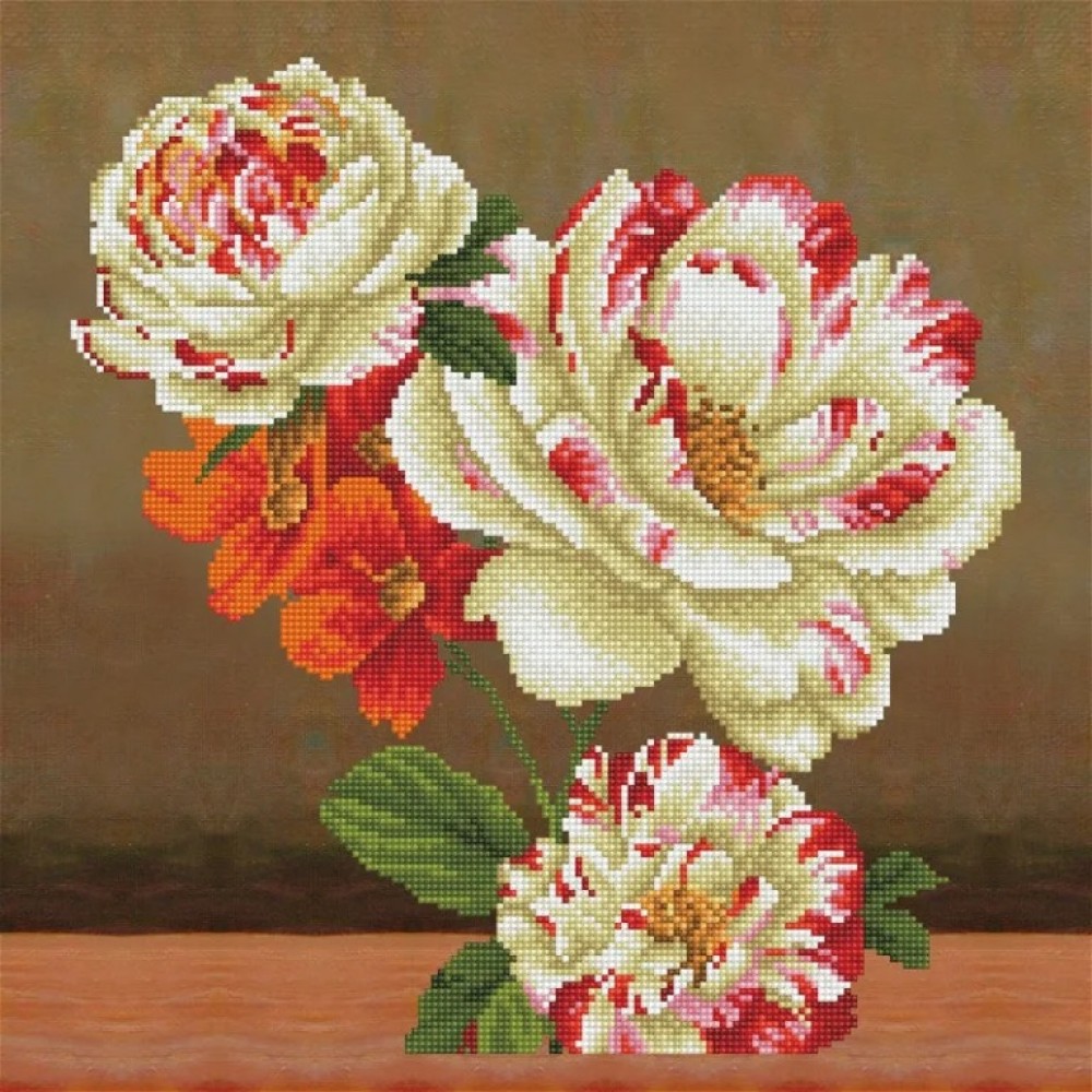 Deimantinė mozaika CAMELLIA LILLY BOUQUE Deimantinė mozaika CAMELLIA LILLY BOUQUE