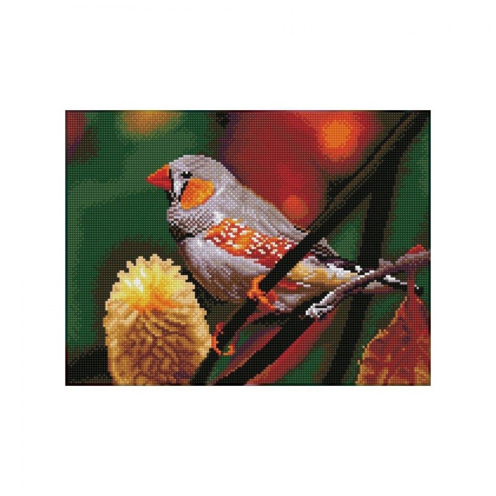 Deimantinė mozaika GOULDIAN FINCH 31x41 Deimantinė mozaika GOULDIAN FINCH 31x41