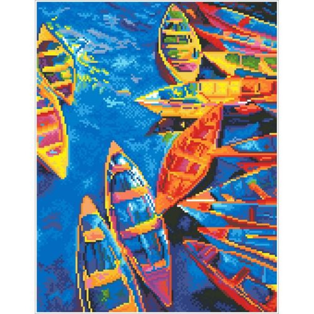 Deimantinė mozaika BLUE BAY 45x35 Deimantinė mozaika BLUE BAY 45x35