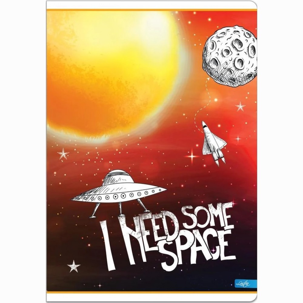 Sąsiuvinis A5 52lap 80g linija SPACE