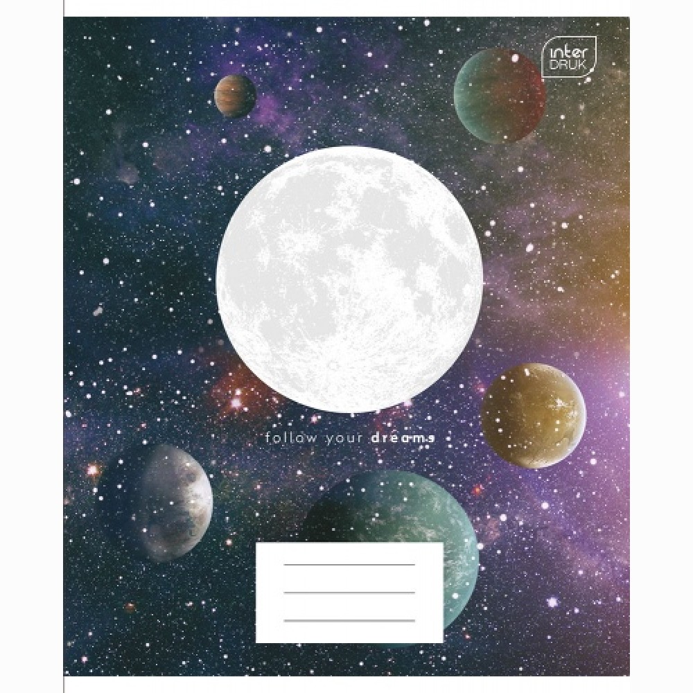 Sąsiuvinis 32l. linija MIX (2019) INTERDRUK pak.10/120