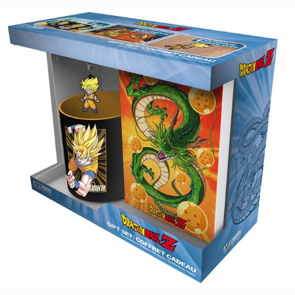 Dovanų rinkinys  DRAGON BALL (Puodelis + Raktų pakabukas + Užrašų knygelė)