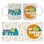 MINIONS - Puodelis 320 ml - Happy Mix - MY DREAM JOB