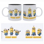 MINIONS - Puodelis - 320 ml - Friday vs Monday