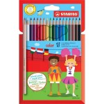 Pieštukai spalvoti 18vnt.