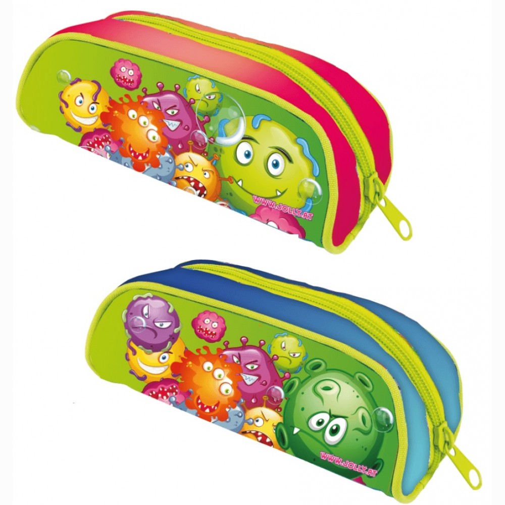 JOLLY IMMUNIS minkštas 2 spalvų penalas (mėlyna, rožinė)