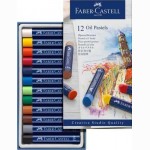 Aliejinės kreidelės FABER CASTELL GOFA CREATIVE STUDIO, 12 spalvų