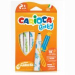 Flomasteriai 6 sp. BABY 2+ CAR42813 