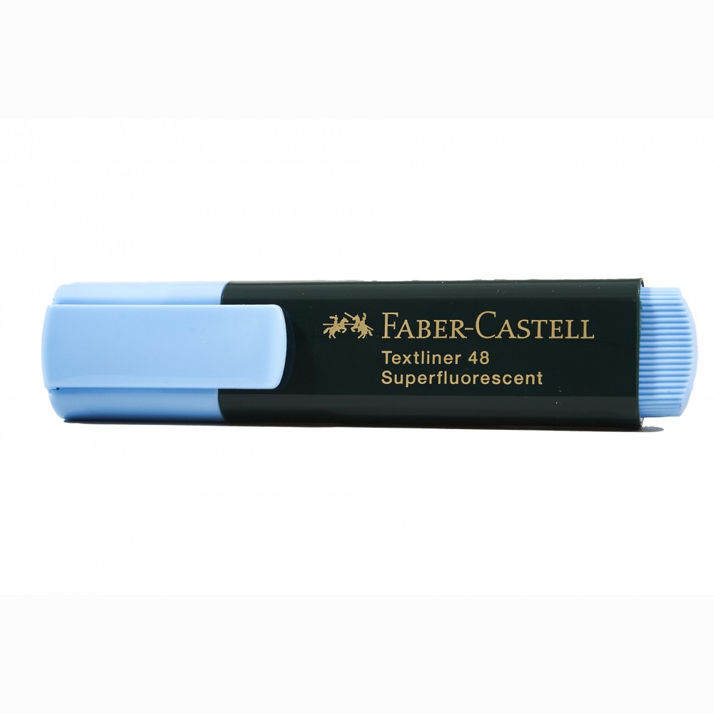 Teksto žymeklis FABER CASTELL, 1,2-5 mm, mėlynos spalvos Teksto žymeklis FABER CASTELL, 1,2-5 mm, mėlynos spalvos