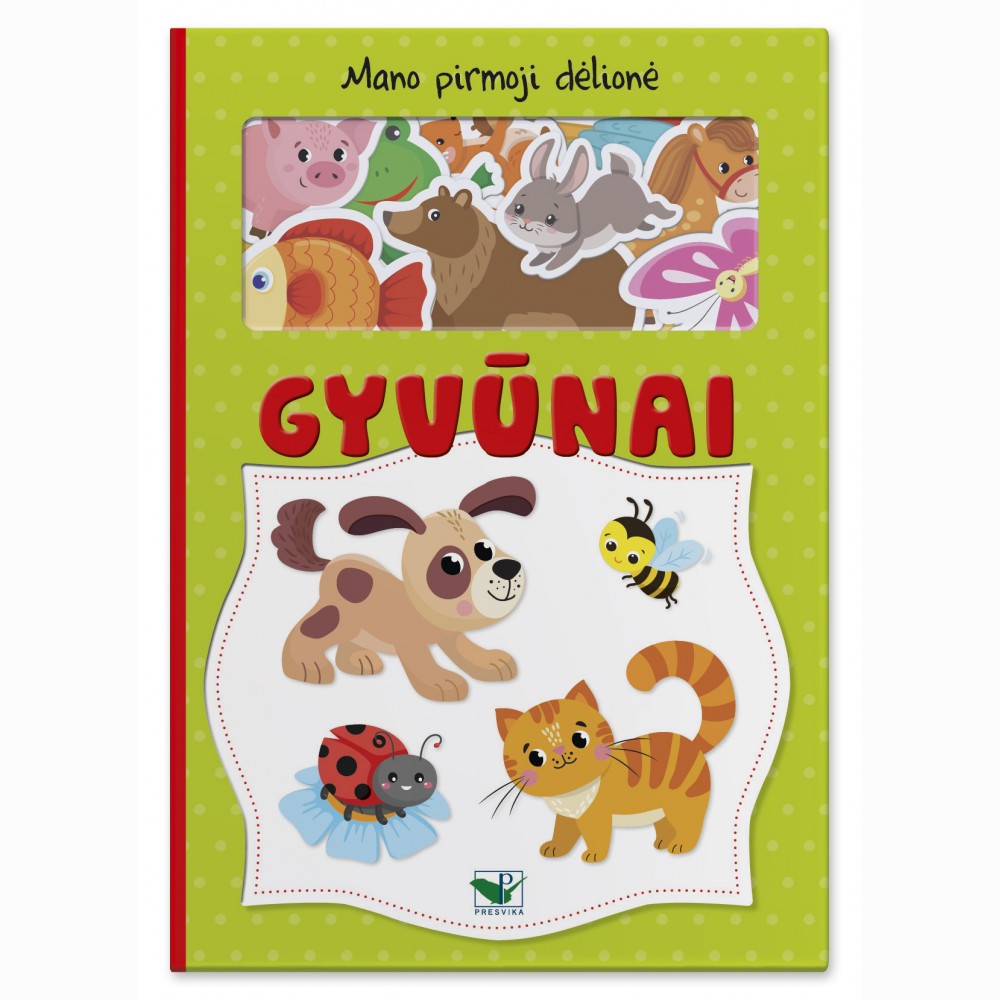 Mano pirmoji dėlionė. Gyvūnai