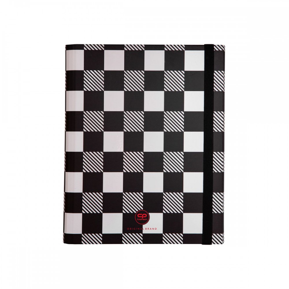 Kartoninis aplankas Checkers, A4, su gumele