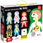 Lavinamoji dėlionė BANANAPANDA Suuuper Size Puzzles My Body 3+