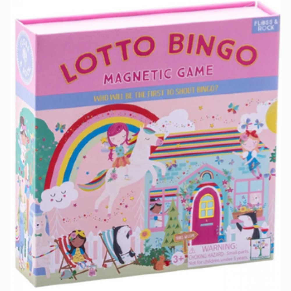 Floss&Rock Magnetinis žaidimas bingo lotto, Vaivorykštės fėja