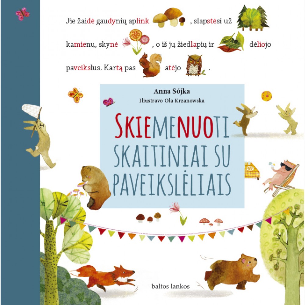 Skiemenuoti skaitiniai su paveikslėliais