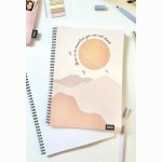 Taškuota užrašinė su spirale (A4) - sun