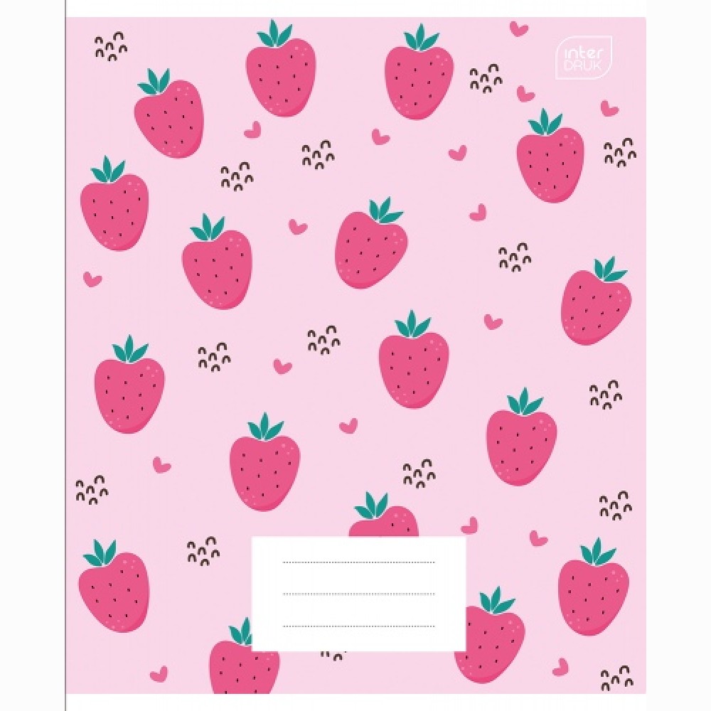 Sąsiuvinis Interdruk A5 12 lapų linija metallic