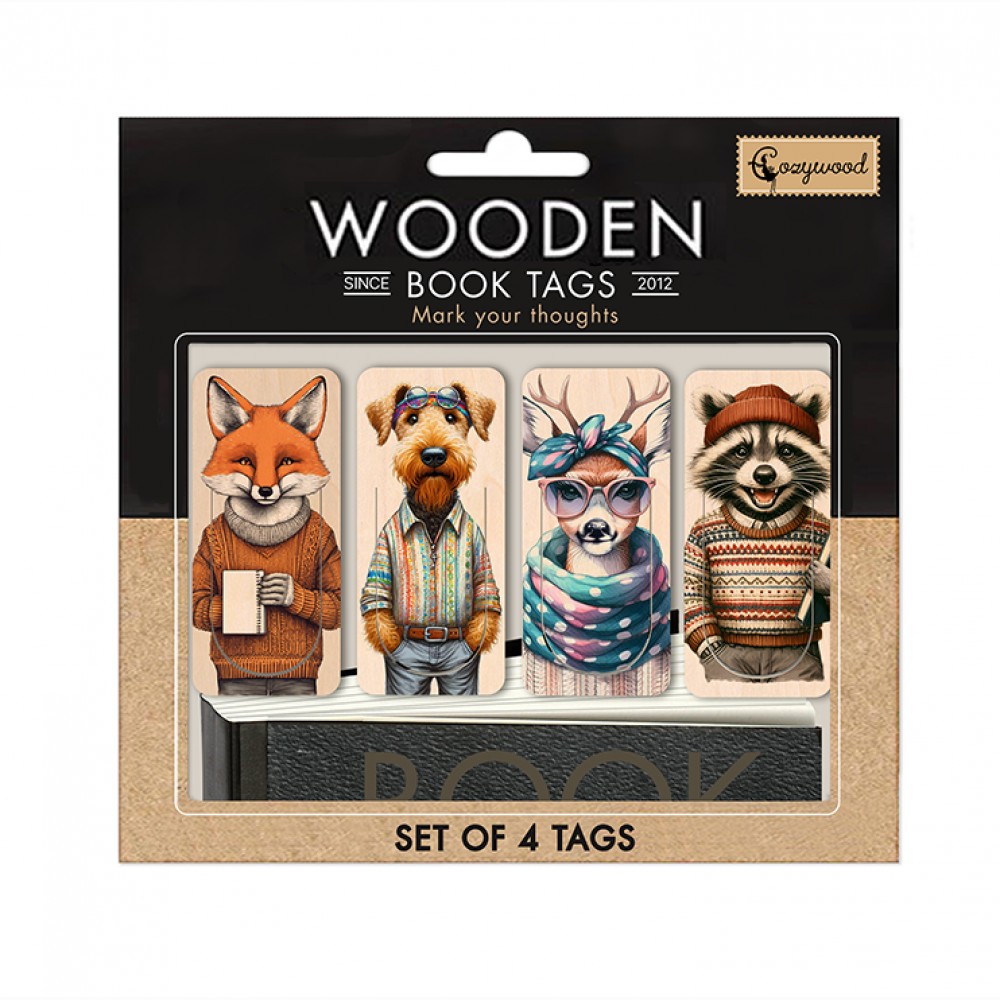 Draugužiai, žymeklių rinkinys 4vnt