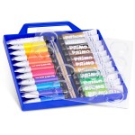 Guašas tūbelėse PRIMO, 22 spalvų su 2 teptukais x 12 ml