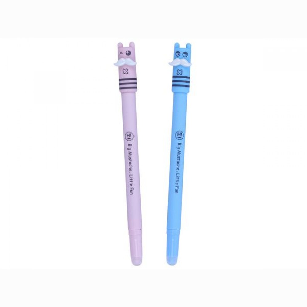 Geliniai rašikliai ištrinamas M&G Mustache 0.5 melyna Geliniai rašikliai ištrinamas M&G Mustache 0.5 melyna