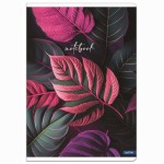 Sąsiuvinis(platus) A5 24lap 80g linija BOTANICAL