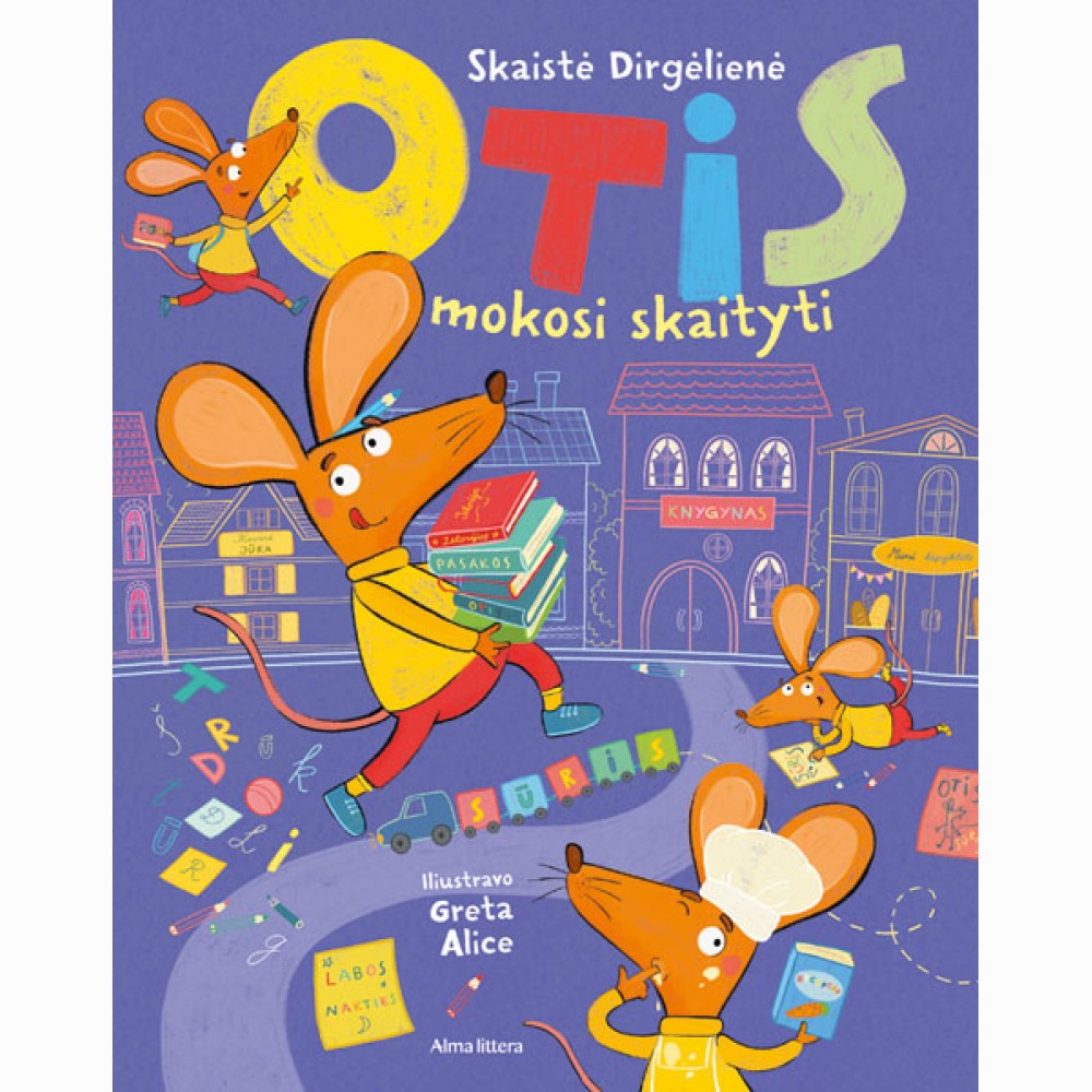 Otis mokosi skaityti