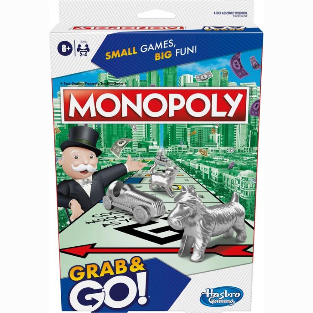 HAS „Grab&Go“ kelioninis žaidimas „Monopolis“ HAS „Grab&Go“ kelioninis žaidimas „Monopolis“