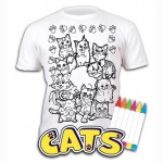 Splat Planet marškinėliai su išplaunamais flomasteriais, Katinėliai, 7-8m.