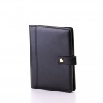 Darbo kalendorius Quadro su spiralel ,142x205mm , juodos spalvos