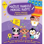 Mažoji rankelė mokosi rašyti. Skaičiai, labirintai ir skirtumų paieška