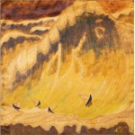 Šilkinė skarelė "Jūros sonata" (53*53)